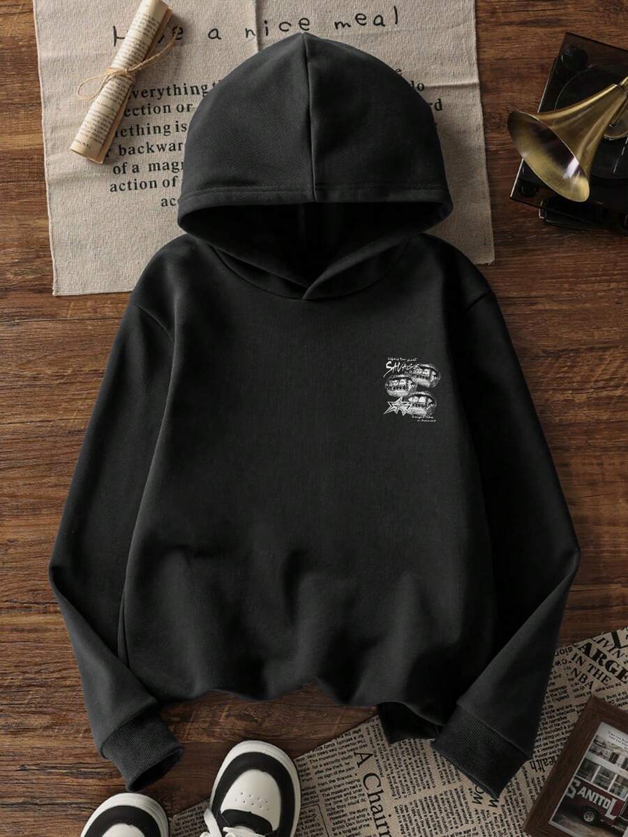 1pc Tween Girl Thermal Lined T - огляд і ціна Winter Clothing Drawing