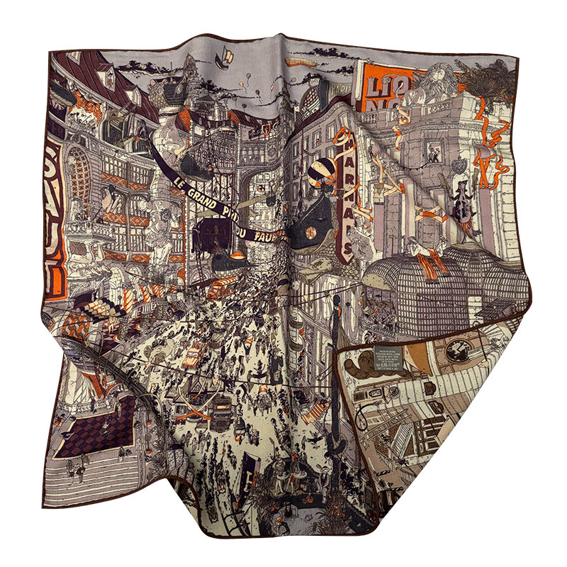 Two Faced Print Designer Scarf - огляд і ціна Winter Clothing Hong Kong