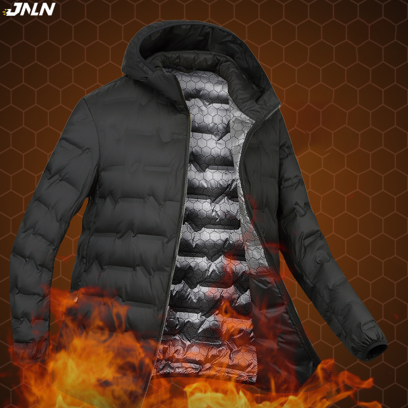JNLN Men's Winter Down Jacket  - огляд і ціна Winter Clothing Hiking